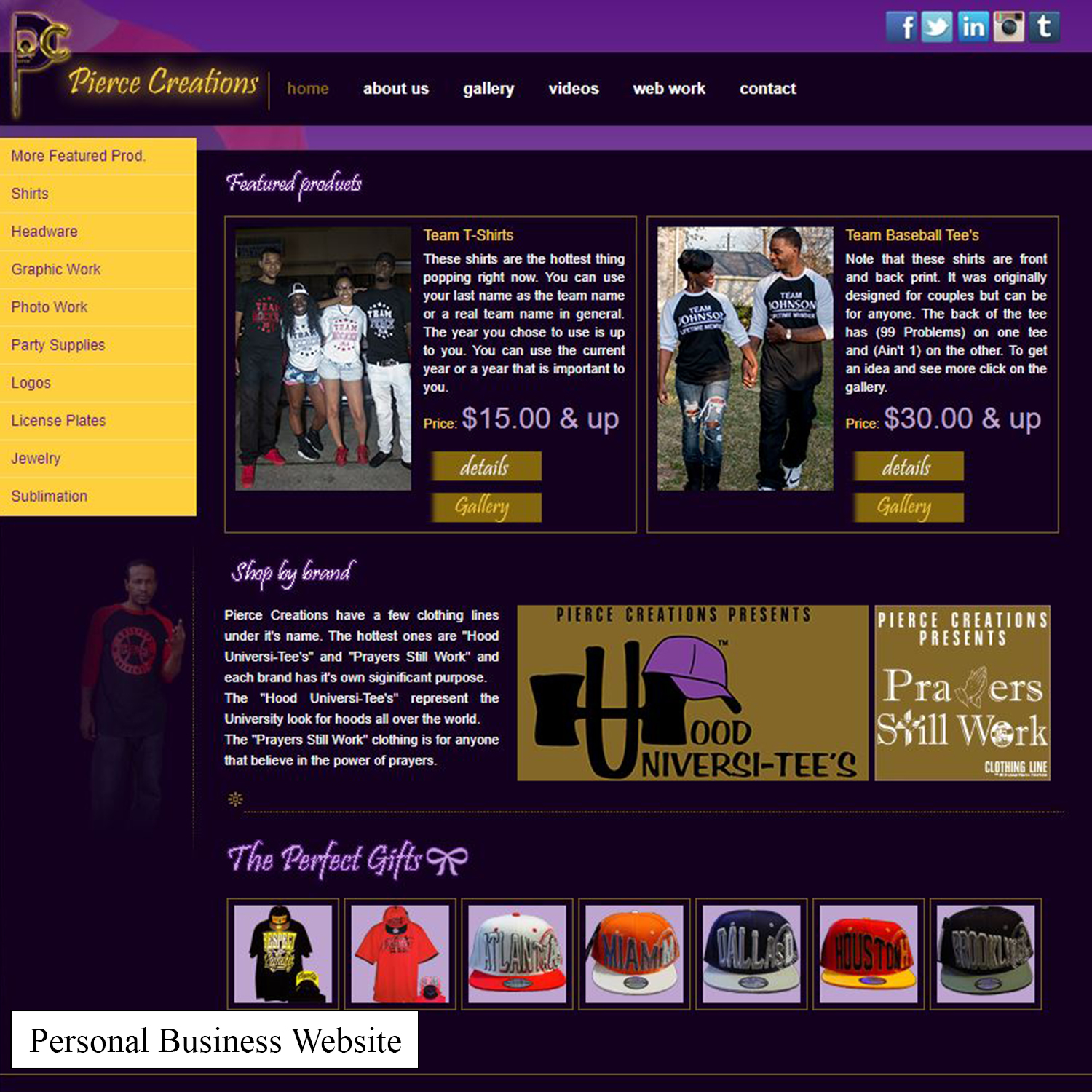 Image Screenshot of my 2nd Business Website