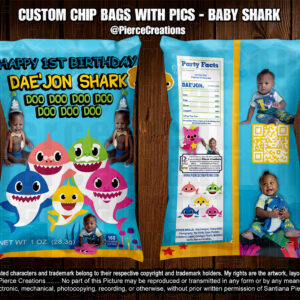Baby Shark Chip Bags -w- Pics