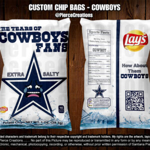 Cowboys Fan Potato Chips