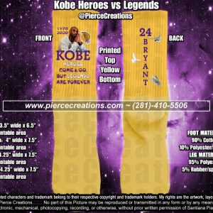 Kobe Socks Yellow