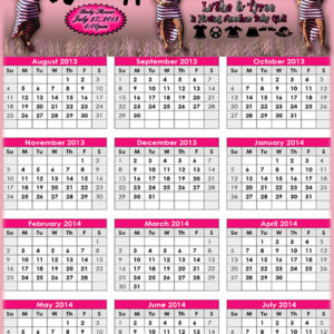 Baby Shower Calendar