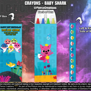 Baby Shark Crayons
