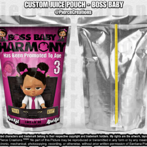 Boss Baby Girl Juice Pouch