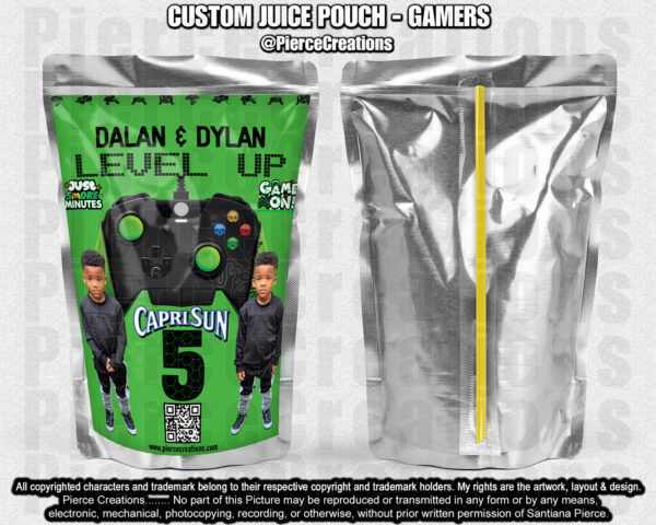 Level Up Game Juice Pouch