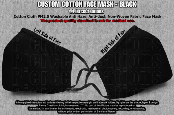 Cotton Mask Black