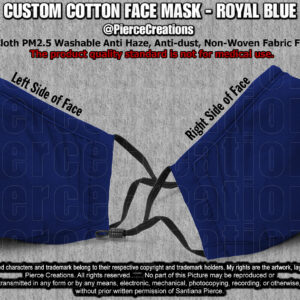 Cotton Mask Royal Blue