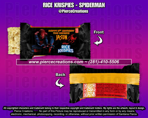 Spiderman Rice Krispies