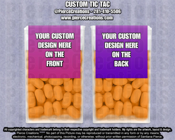 Custom Tic Tac's
