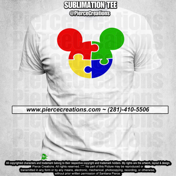 Autism Mickey Sublimation Tee