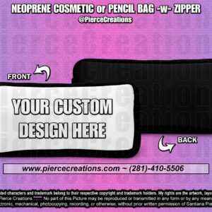 Custom Cosmetic or Pencil Case