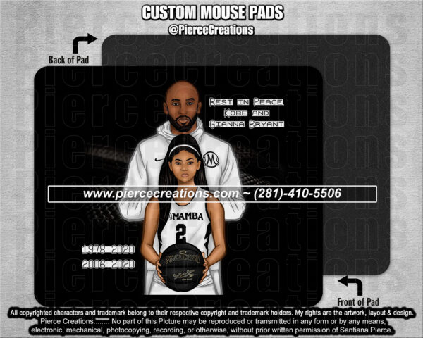 Kobe & Gianna Mouse Pad