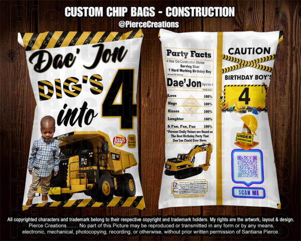 Construction Lay's Chips w Pic